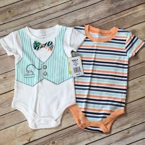 NWT Babystarters 2pc Onesies